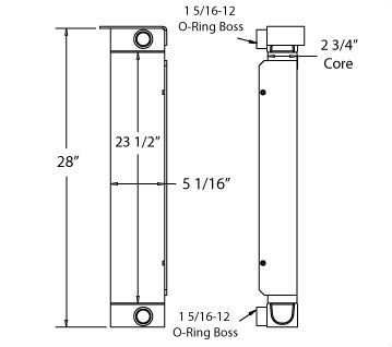 270479 - Industrial Oil Cooler Oil Cooler