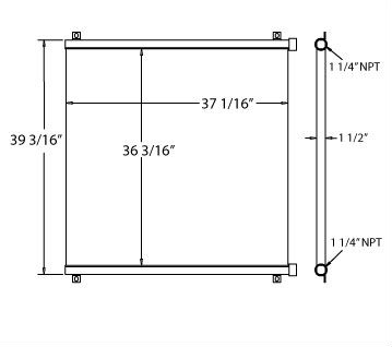 270484 - John Deere Power Pack Truck Mounted Oil Cooler