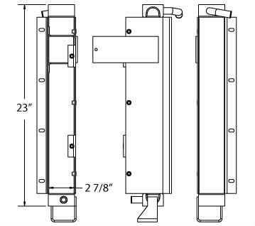 270504 - John Deere 450 Oil Cooler Oil Cooler