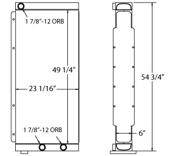 270508 - HTSI Model 300 Hydraulic Oil Cooler