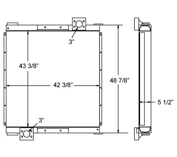 270511 - Industrial Oil Cooler Oil Cooler