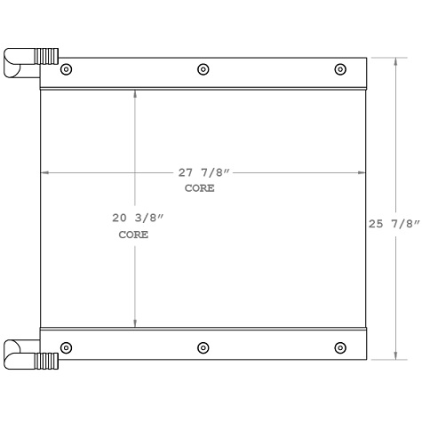 270524 - John Deere Oil Cooler Oil Cooler