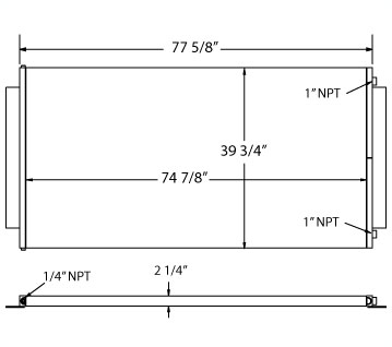 270528 - Industrial Oil Cooler Oil Cooler