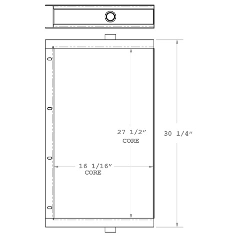 270532 - Sullair Oil Cooler Oil Cooler