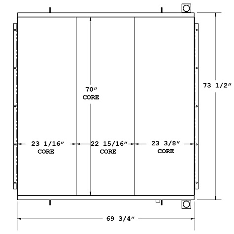 270533 - Ingersoll Rand Compressor Oil Cooler Oil Cooler