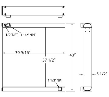 270544 - Industrial Oil Cooler Oil Cooler