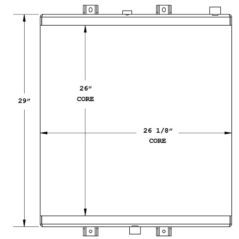 270547 - Gillig Bus Oil Cooler Oil Cooler