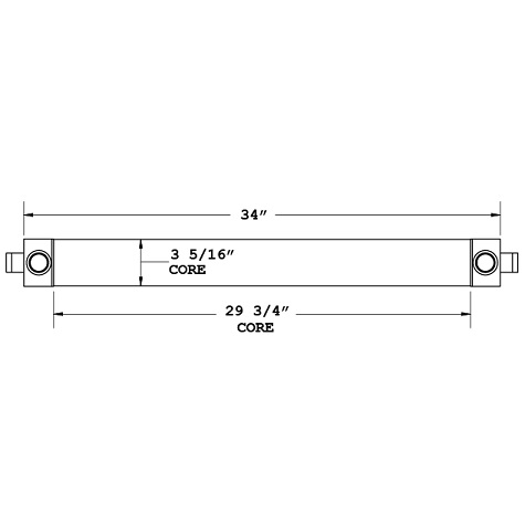 270548 - Gillig Bus Oil Cooler Oil Cooler