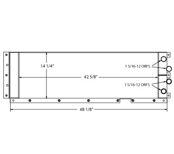 270550 - Case 921 Wheelloader  Oil Cooler