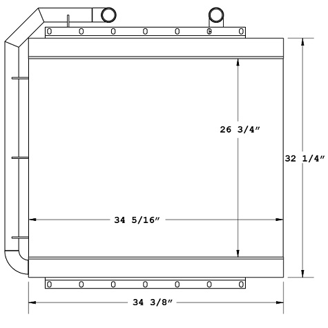 270560 - Industrial Oil Cooler Oil Cooler