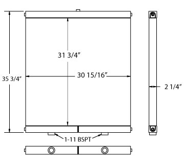 270561 - Industrial Oil Cooler Oil Cooler