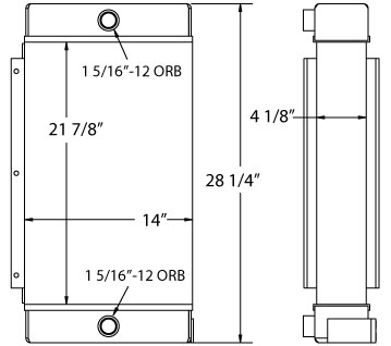 270565 - Industrial Oil Cooler Oil Cooler