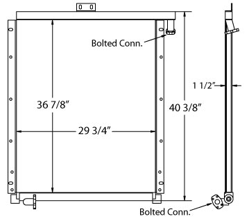 270567 - Industrial Oil Cooler Oil Cooler