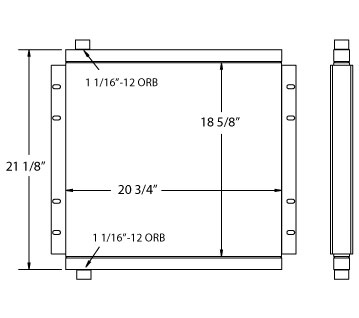 270569 - Industrial Oil Cooler Oil Cooler