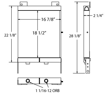 270571 - International Dresser Dozer Oil Cooler Oil Cooler