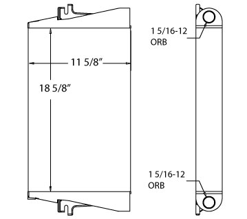 270573 - New Holland Backhoe Oil Cooler