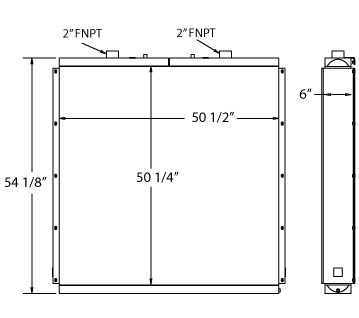 270577 - Dresser Industrial Oil Cooler Oil Cooler