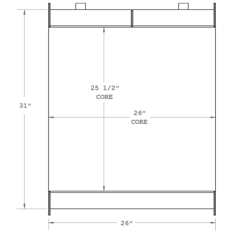 270584 - Irrigation Pump Oil Cooler Oil Cooler