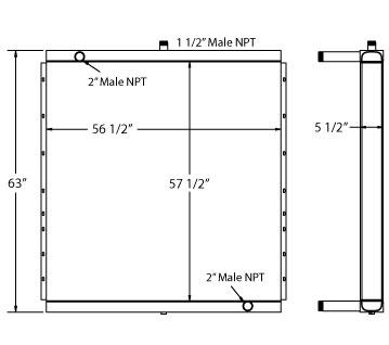 270589 - Aux Power Unit Oil Cooler Oil Cooler