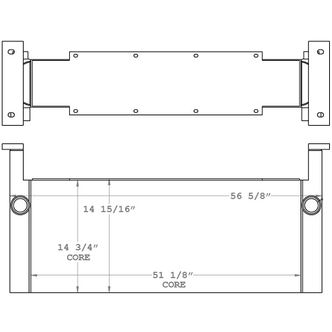 270590 - Wirtgen WR2500 Asphalt Grinder Oil Cooler Oil Cooler