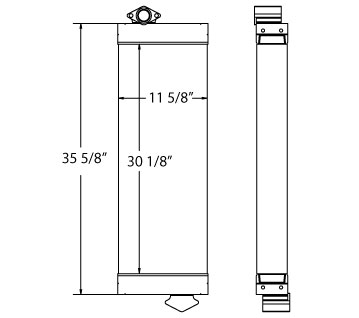 270591 - Kobelco ED150 Oil Cooler Oil Cooler