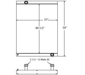 270592 - Industrial Oil Cooler Oil Cooler