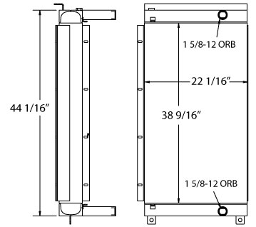 270594 - Ingersoll Rand Oil Cooler Oil Cooler