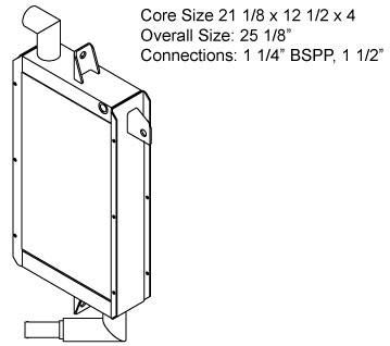 270598 - Industrial Oil Cooler Oil Cooler