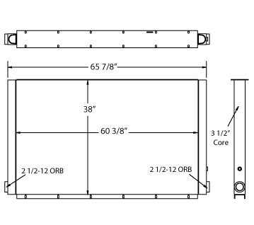 270600 - Sullair Compressor Oil Cooler Oil Cooler