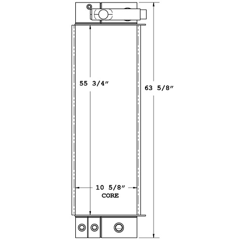 270601 - Morbark Chipper Oil Cooler Oil Cooler