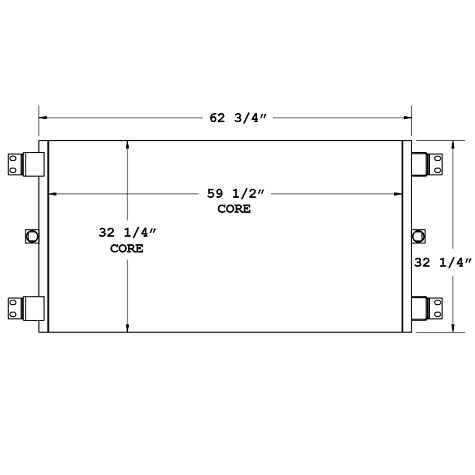 270605 - ATLAS COPCO / Ingersoll Rand T4 Drill Oil Cooler Oil Cooler