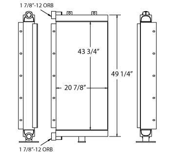 270608 - Ingersoll Rand Oil Cooler Oil Cooler