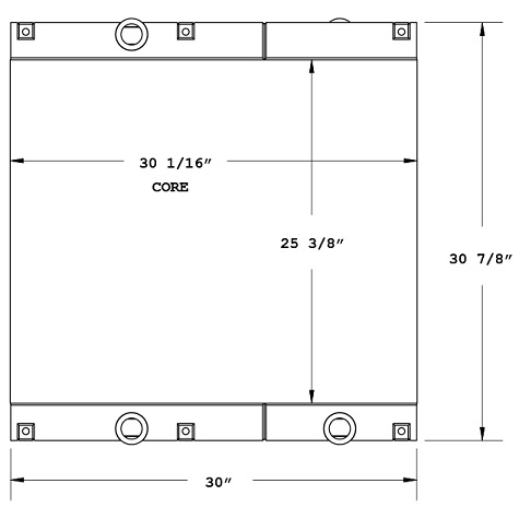 270609 - Ingersoll Rand LM500C Track Drill Hydraulic Oil Cooler Oil Cooler