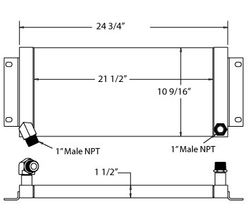 270613 - Industrial Oil Cooler Oil Cooler