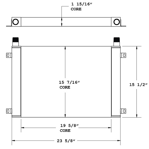 270636 - Industrial Oil Cooler Oil Cooler