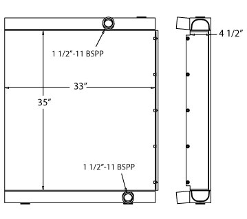 270638 - Bomag Oil Cooler Oil Cooler