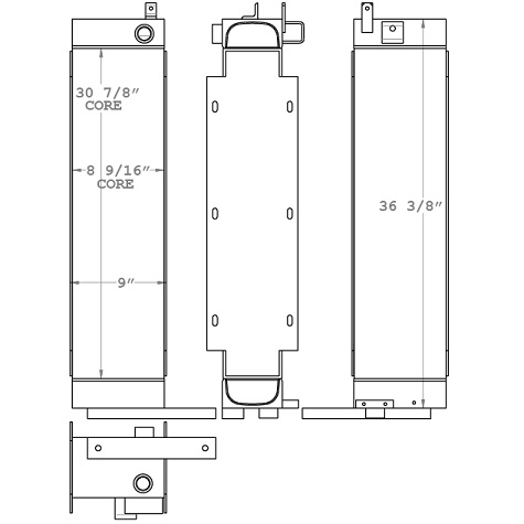 270643 - AGCO RoGator Oil Cooler Oil Cooler