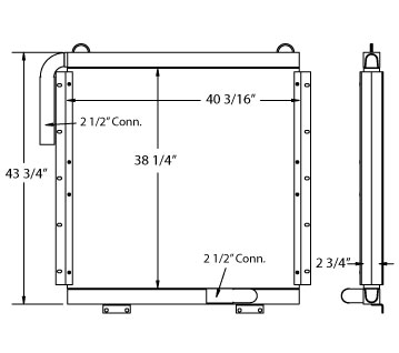 270648 - Kobelco K916 Oil Cooler Oil Cooler