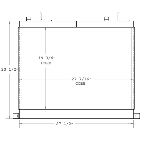 270653 - International Harvester Loader Oil Cooler Oil Cooler