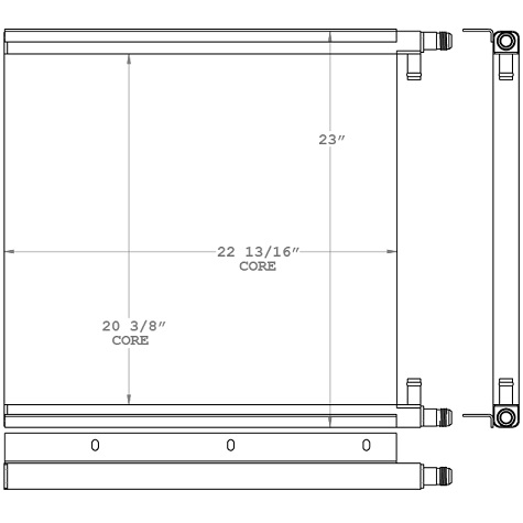 270656 - Ingersoll Rand / Volvo Asphalt Roller Oil Cooler Oil Cooler