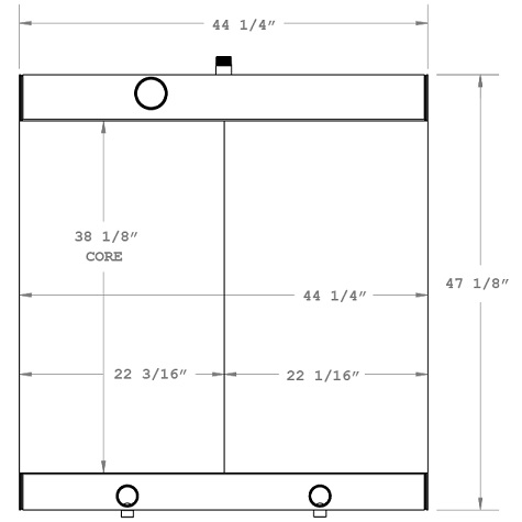 270662 - Telsmith 52 Cone Rock Crusher Oil Cooler