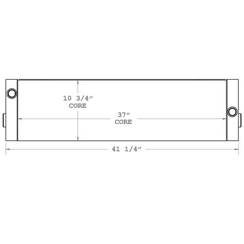 270671 - John Deere 850K Oil Cooler Oil Cooler