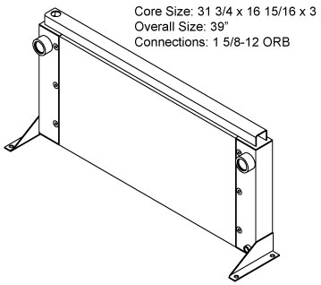 270672 - Metal Crusher Oil Cooler Oil Cooler