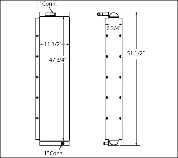 270676 - John Deere 824J Oil Cooler Oil Cooler