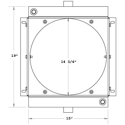 270691 - Industrial Oil Cooler Oil Cooler