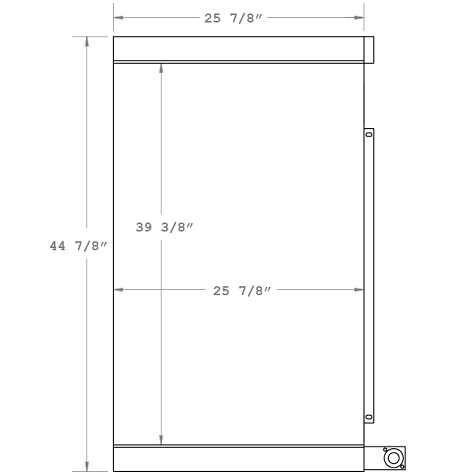 270693 - Kaeser Oil Cooler Oil Cooler