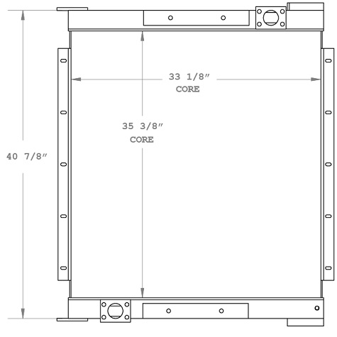 270696 - Harsco Undercutter Oil Cooler Oil Cooler