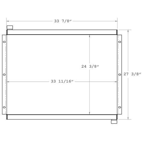 270700 - Champion 710A Motorgrader Oil Cooler Oil Cooler