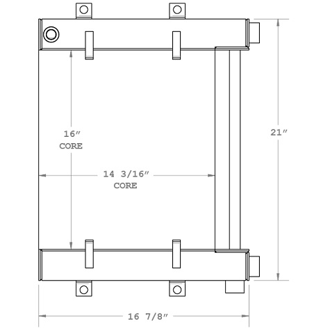 270701 - Industrial Oil Cooler Oil Cooler