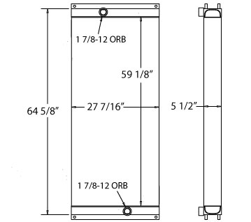 270702 - Aljon / Ingersoll Rand / Atlas Copco Oil Cooler Oil Cooler